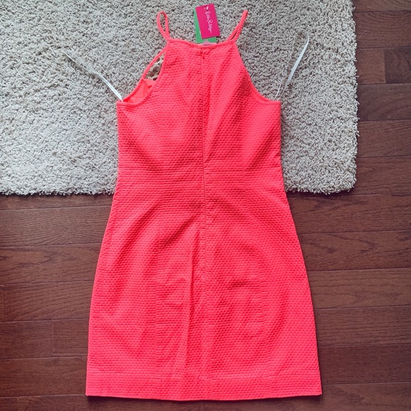 Lilly Pulitzer Pink & Gold Halter Dress, N… - Picture 5 of 9